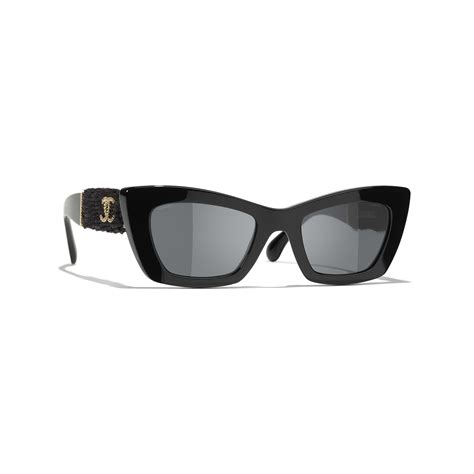 chanel eye glasses chain|chanel cat eye sunglasses.